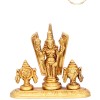 Shangu Chakra Perumal Brass Statue