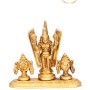 Shangu Chakra Perumal Brass Statue